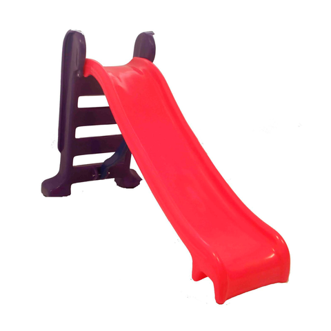 Escorregador Médio - Infantil 3 Degraus Rosa com Roxo