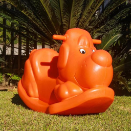 Gangorra Cachorrinho - Balanço Cor Laranja - 4