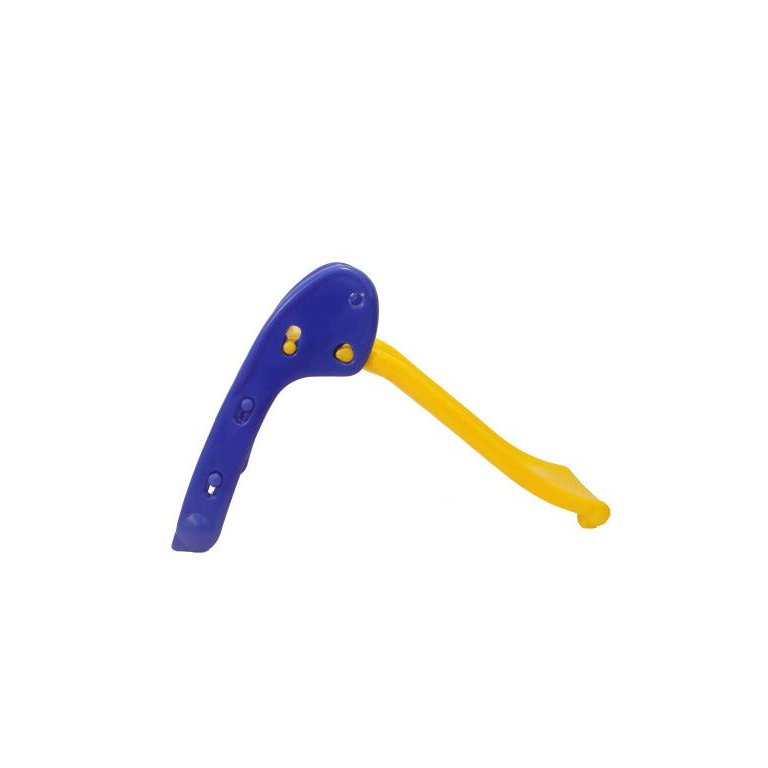 Escorregador Baby - 2 Degraus Amarelo com Azul