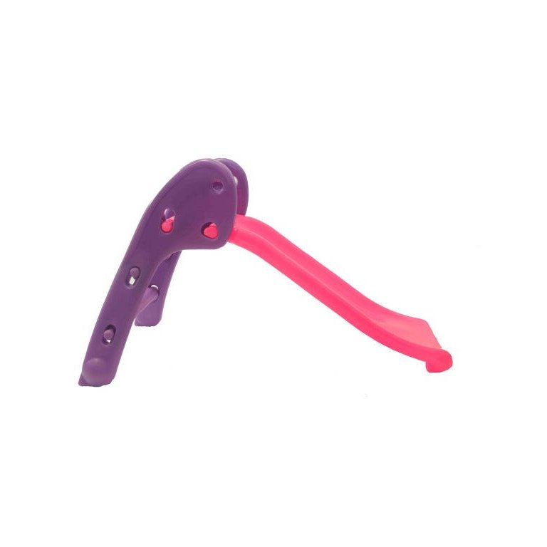 Escorregador Baby - 2 Degraus Rosa com Roxo