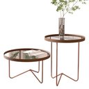 Ver imagem 1 de Jogo de Mesas Liechtestein Castanho Bronze