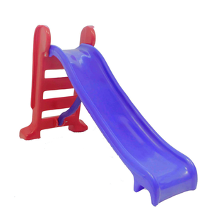 Escorregador Médio Infantil 3 Degraus Azul com Vermelho Quarto Infantil
