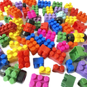 Ver imagem 3 de Mini Kit Blocos de Montar 300 Peças Brinquedo para Crianças