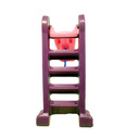 Ver imagem 2 de Escorregador Grande - 4 Degraus Rosa com Roxo