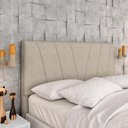 Ver imagem 1 de Cabeceira Estofada Queen Bragança Suede - Móveis Arapongas
