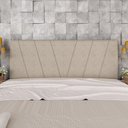 Ver imagem 2 de Cabeceira Estofada Queen Bragança Suede - Móveis Arapongas