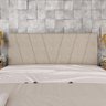 Cabeceira Estofada Queen Bragança Suede - Móveis Arapongas - 2