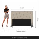 Ver imagem 3 de Cabeceira Estofada Queen Bragança Suede - Móveis Arapongas