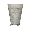 Ver imagem 3 de Kit de Cestos Aramados Possuindo Revestimento em Tecido Linho