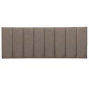 Ver imagem 2 de Cabeceira Queen Linho Cinza Placa Modulada Estofada Ripada Adesiva