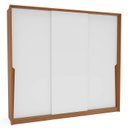 Ver imagem 3 de Guarda Roupa Casal com 3 Portas de Correr e 4 Gavetas 240828 Linha Porto Politorno Móveis
