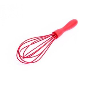 Batedor De Claras Silicone Vermelho
