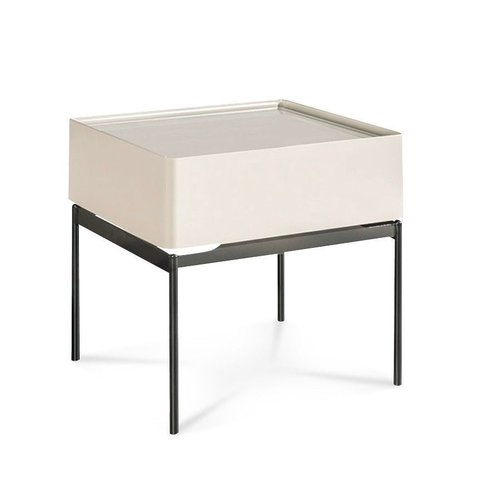 Mesa de Cabeceira Multifuncional Smart Tech: Carregador por Indução, LED e Gavetas Soft Close CT-15 