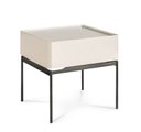 Ver imagem 1 de Mesa de Cabeceira Multifuncional Smart Tech: Carregador por Indução, LED e Gavetas Soft Close CT-15