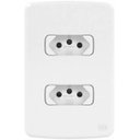 Ver imagem 2 de 2 Conjuntos, 2 Tomadas 10 a - 4x2" Weg Branco Composé