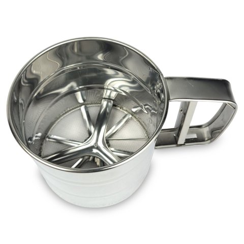 Polvilhador Inox Deign Clássico Fácil Manuseio