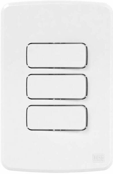 2 Conjuntos, 3 Simples - 4x2" Weg Branco Composé - 2
