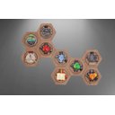 Ver imagem 5 de Porta Medalhas Sextavado - Kit com 9