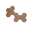 Ver imagem 2 de Porta Medalhas Sextavado - Kit com 9