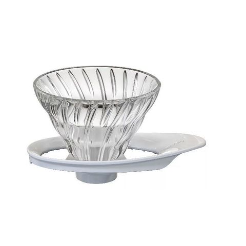 Suporte Coador Hario Vidro Branco V60-01 - 1-2 Xíc
