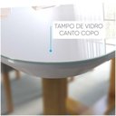 Ver imagem 3 de Conjunto Sala De Jantar 4 Lugares Cadeiras Linho Grafite