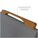 Ver imagem 2 de Conjunto Sala De Jantar 4 Lugares Cadeiras Linho Grafite