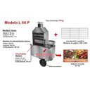 Ver imagem 2 de Carrinho de Churrasco Luxo com Rodas Pneumatica L04p Cefaz