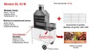 Ver imagem 2 de Carrinho de Churrasco Espetinho Luxo Branco Rodas Maciças Bl03m Cefaz