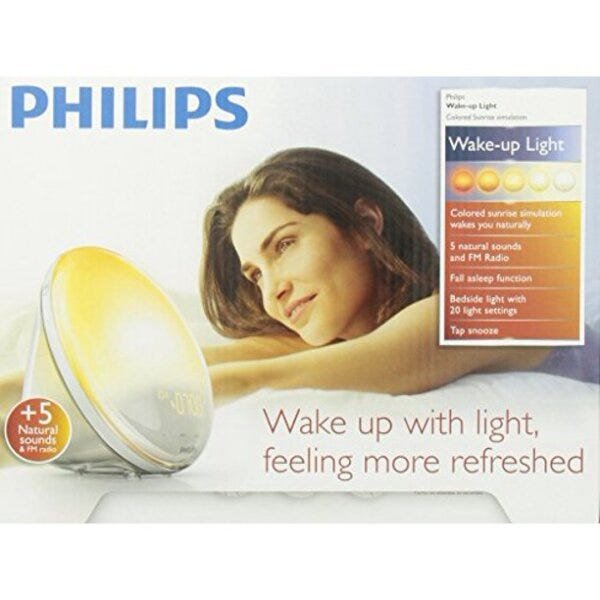 Despertador Philips Wake-Up Light Com Colorido Sunris Hf3520 - 4
