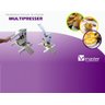 Modeladora de Empadas Industrial Multipresser + 100 Fôrmas Descartáveis para Empadas 100 Gramas - 2