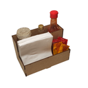 Ver imagem 1 de Porta Guardanapo e Sachê em MDF - Kit 5 Unidades