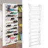 Sapateira de Porta 36 Pares em Metal 72 Calcados Vertical Organizador Sapatos - 4