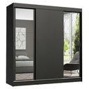 Ver imagem 3 de Guarda-roupa Casal Madesa Reno 3 Portas de Correr com Espelhos