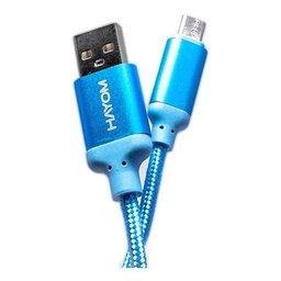 Cabo Usb A-macho Micro Usb 2.0 - 1 Metro Hayom - Cb1117 Azul - 2