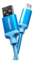Ver imagem 2 de Cabo Usb A-macho Micro Usb 2.0 - 1 Metro Hayom - Cb1117 Azul
