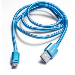Cabo Usb A-macho Micro Usb 2.0 - 1 Metro Hayom - Cb1117 Azul - 4