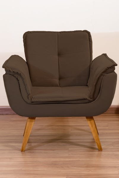 Poltrona Decorativa Opala - Marrom - 2