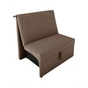 Ver imagem 3 de Sofá Cama Dominion 2 Lugares Reclinável 113cm Marrom