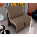 Ver imagem 1 de Sofá Cama Dominion 2 Lugares Reclinável 113cm Marrom