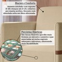 Ver imagem 6 de Poltrona Decorativa Estofada com Pés em Madeira Maciça Estelí Yescasa