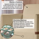 Ver imagem 6 de Poltrona Decorativa Estofada com Pés em Madeira Maciça Estelí Espresso Móveis