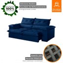 Ver imagem 7 de Sofá Retrátil e Reclinável Istambul Caixa Zero 2,40m Pillow de 15cm - Movenzo Estofados