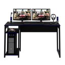 Ver imagem 6 de Mesa Gamer 136cm com 2 Prateleiras e Porta Cpu Me4152 Preto/azul Tecnomobili