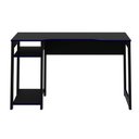 Ver imagem 2 de Mesa Gamer 136cm com 2 Prateleiras e Porta Cpu Me4152 Preto/azul Tecnomobili