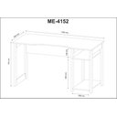 Ver imagem 7 de Mesa Gamer 136cm com 2 Prateleiras e Porta Cpu Me4152 Preto/azul Tecnomobili
