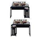 Ver imagem 3 de Mesa Gamer Porta Cpu Preto e Azul Tecnomobili