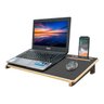 Mesa Notebook + Suporte em MDF Preto - 1