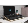 Mesa Notebook + Suporte em MDF Preto - 2