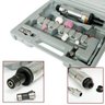 Kit mini retifica pneumatica lixadeira politriz esmerilhadeira com acessorios kit completo e maleta - 3
