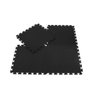 Tatame Tapete Eva Luta 100x100 30mm 1x1 3cm Preto Cinza Tae-kwon-do Jiu-jitsu 3 bordas - 5